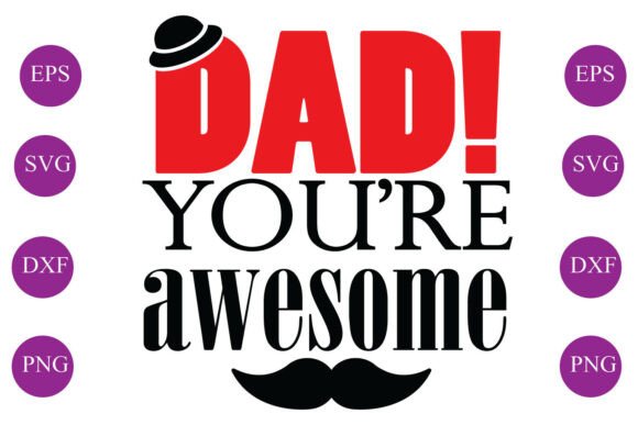 Dad You’re Awesome: A Designer’s Take on a Sassy Western Embroidery