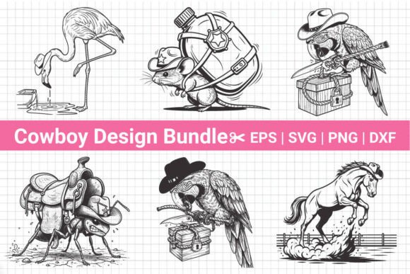 Embroidery Review: Cowboy Animal Svg Bundle