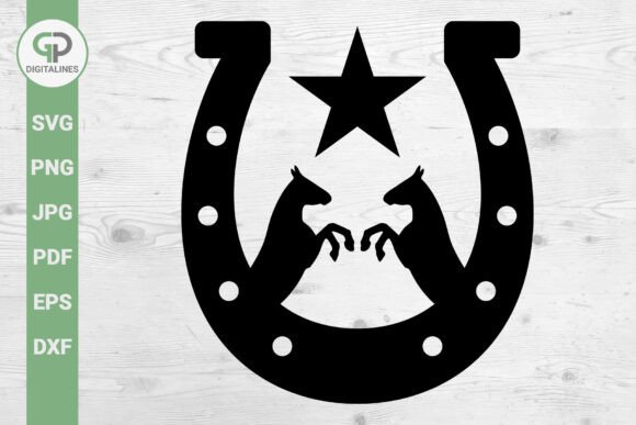 Horses and Star in the Horseshoe SVG Review